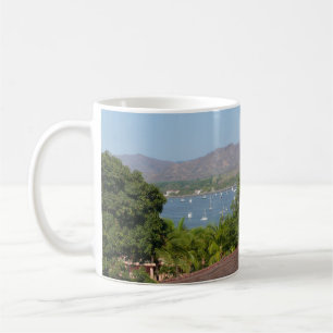 Panoramic View of Flamingo Beach, Costa Rica Coffee Mug