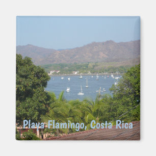 Panoramic View of Flamingo Beach, Costa Rica Magnet