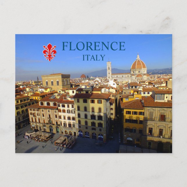 Panoramic View Of Florence, Italy Postcard (Front)