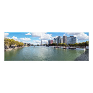 Panoramic view of Front de Seine - Paris, France Photo Print
