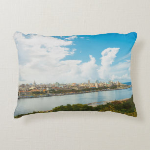 Panoramic View Of Havana, Cuba Decorative Cushion