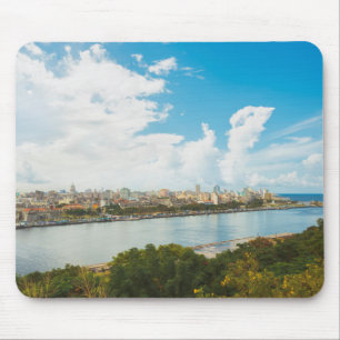Panoramic View Of Havana, Cuba Mouse Mat