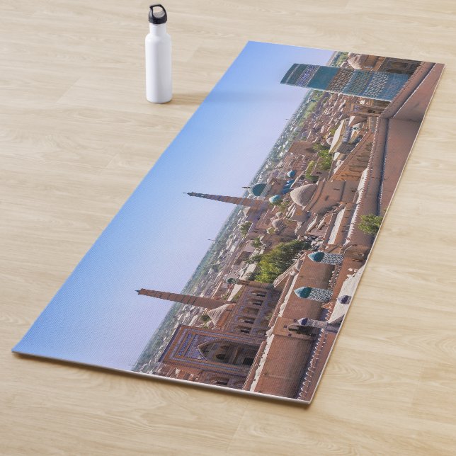 Panoramic view of Khiva - Uzbekistan Yoga Mat (In Situ)