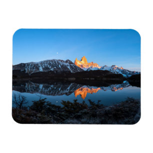Panoramic View Of Lake Capri, Patagonia Magnet