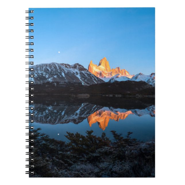 Panoramic View Of Lake Capri, Patagonia Notebook (Front)