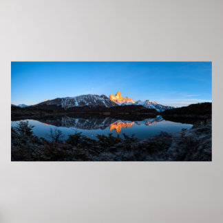 Panoramic View Of Lake Capri, Patagonia Poster