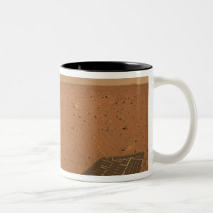 Panoramic view of Mars 10 Two-Tone Coffee Mug