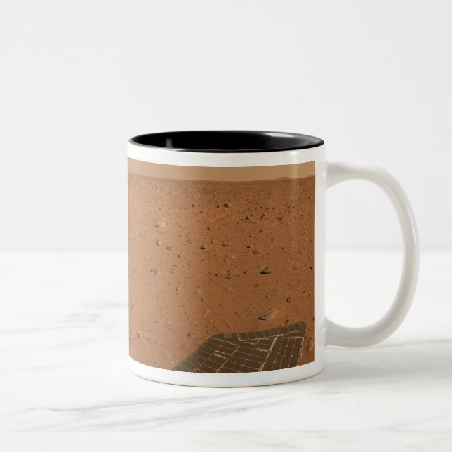 Panoramic view of Mars 10 Two-Tone Coffee Mug (Right)