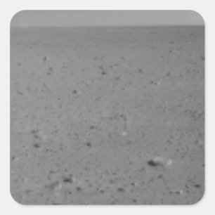 Panoramic view of Mars 11 Square Sticker