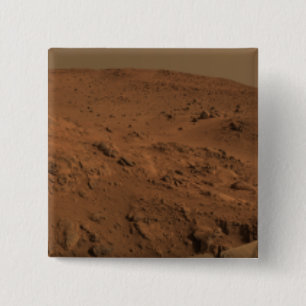 Panoramic view of Mars 7 15 Cm Square Badge
