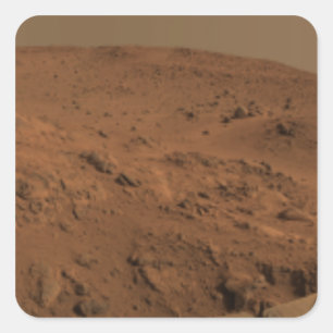 Panoramic view of Mars 7 Square Sticker