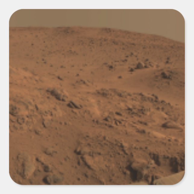 Panoramic view of Mars 7 Square Sticker (Front)