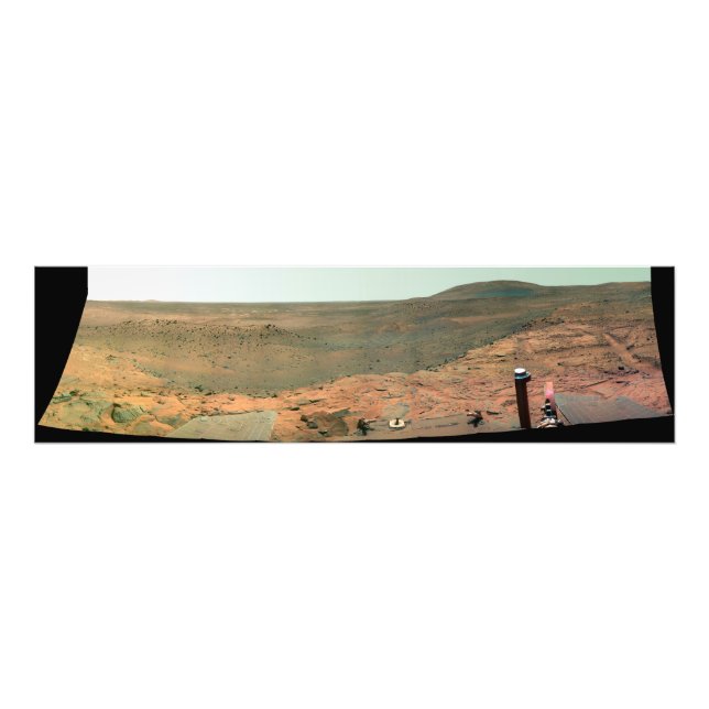 Panoramic view of Mars Photo Print (Front)