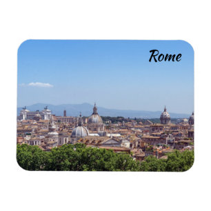 Panoramic view of Rome from Castel Sant'Angelo Magnet