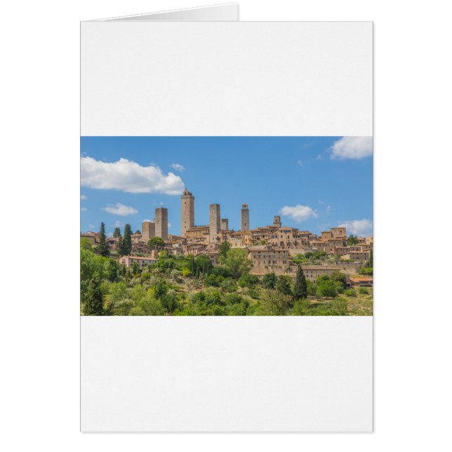 Panoramic view of San Gimignano Tuscany Italy (Front)
