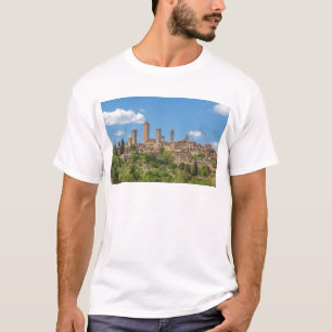 Panoramic view of San Gimignano Tuscany Italy T-Shirt