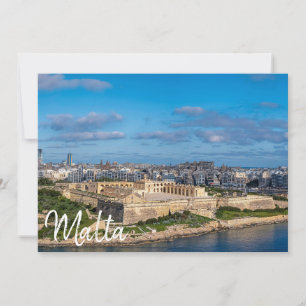 Panoramic view of Sliema in Malta