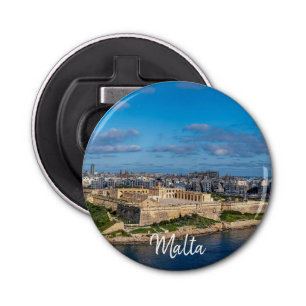 Panoramic view of Sliema in Malta Bottle Opener