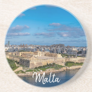 Panoramic view of Sliema in Malta Coaster