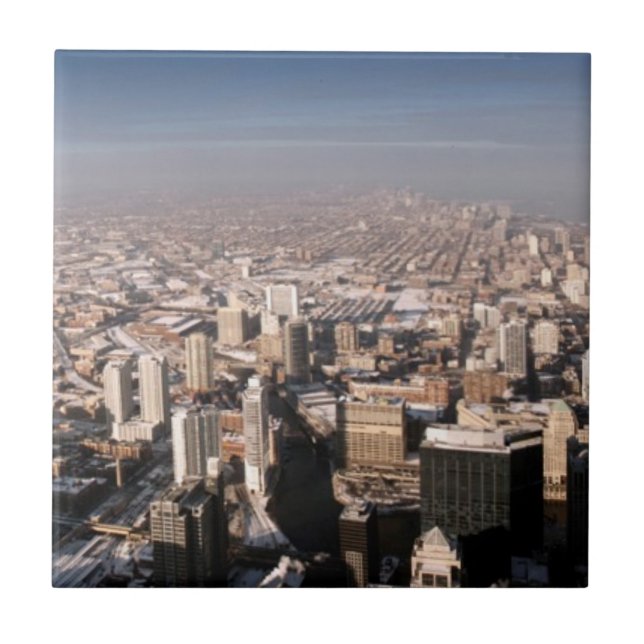Panoramic view of the city tile (Front)