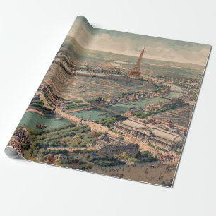 Panoramic view of the Universal Exposition in Pari Wrapping Paper