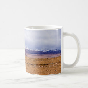Panoramic view typical mountain landscape - Tibet Coffee Mug