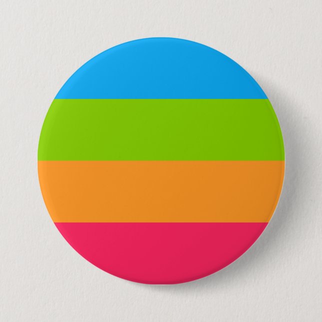 Panoromantic Pride Flag 7.5 Cm Round Badge (Front)