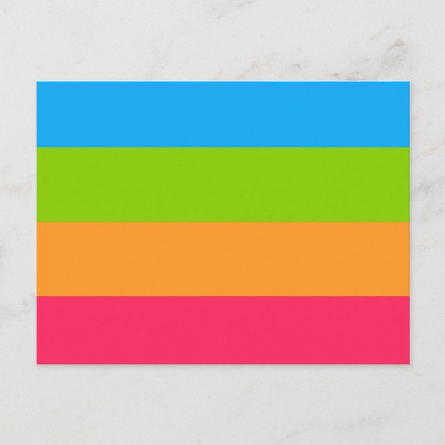 Panoromantic Pride Flag Postcard (Front)
