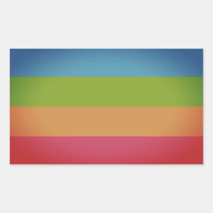 Panoromantic Pride Rectangular Sticker