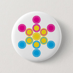 panSacred circles 6 Cm Round Badge