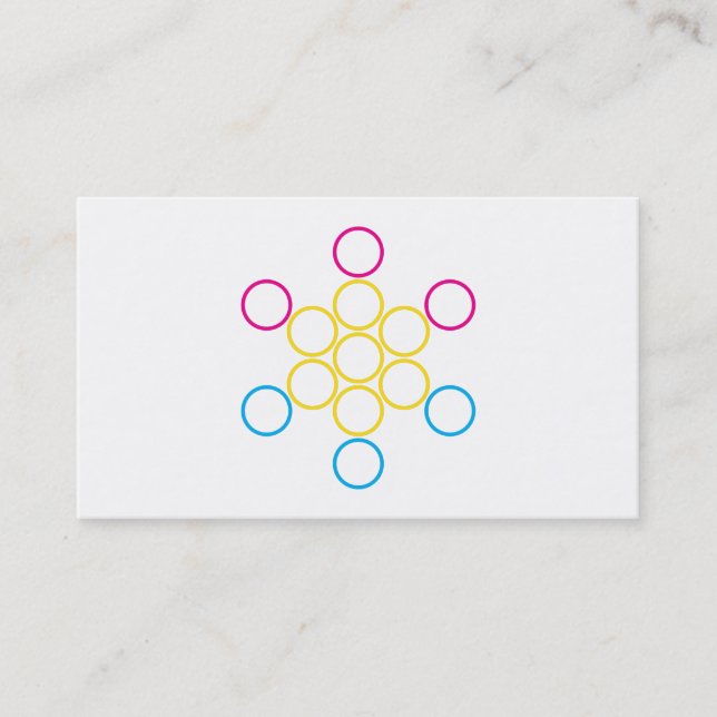 panSacred circles Business Card (Front)