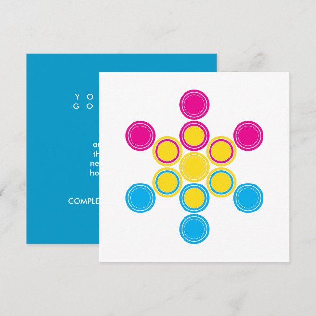 panSacred circles Invitation (Front/Back)