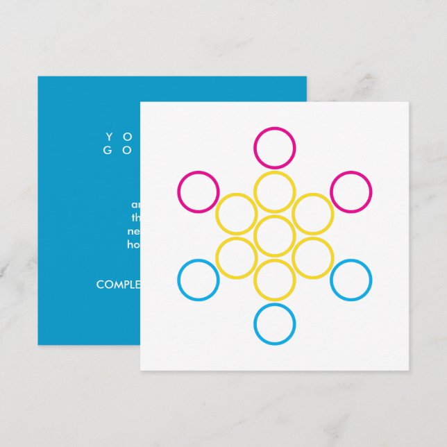 panSacred circles Invitation (Front/Back)