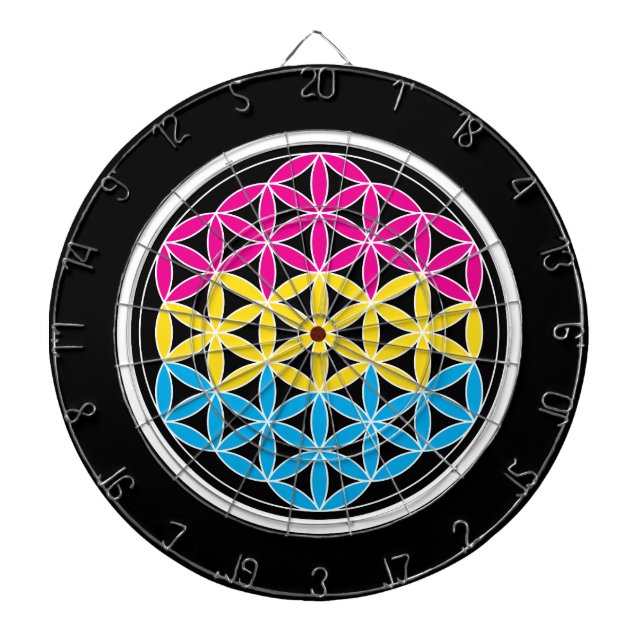 panSacred geometry Dartboard (Front)