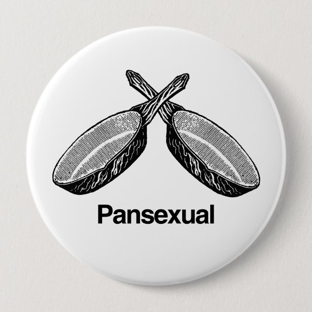 Pansexual - 10 cm round badge (Front)