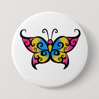 Pansexual Butterfly 7.5 Cm Round Badge
