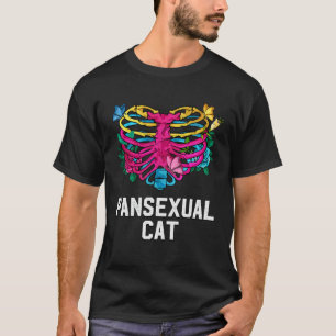 Pansexual Cat Pan LGBTQ Nonbinary Pride Friends An T-Shirt