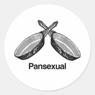 Pansexual - classic round sticker