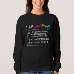 Pansexual Definition - Lgbtq Queer Pan Omnisexual  Sweatshirt