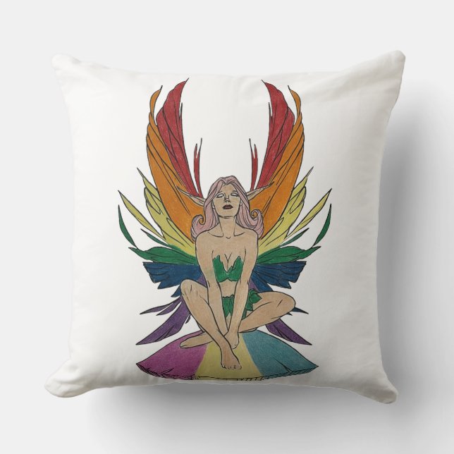 Pansexual Faerie Cushion (Front)