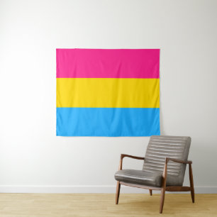 Pansexual Flag 50 x 60 Tapestry