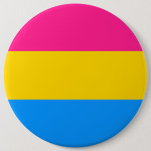 Pansexual flag 6 cm round badge