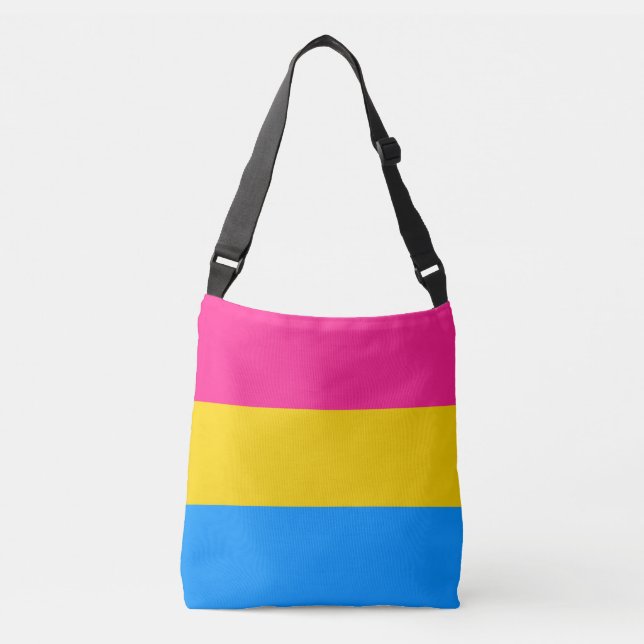 Pansexual Flag Crossbody Bag (Front)