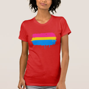 PANSEXUAL FLAG DRIPPING T-Shirt