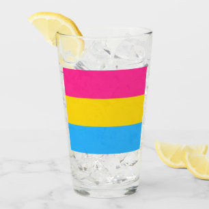 Pansexual Flag Glass