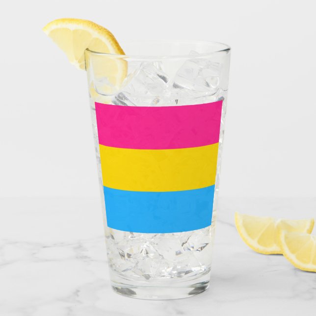Pansexual Flag Glass (Front Ice)