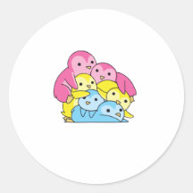 Pansexual Flag Pride Lgbtq Cute Penguin