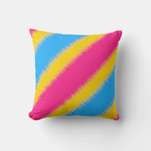 Pansexual Flag Throw Pillow