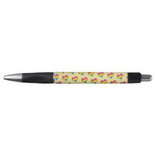 Pansexual Heart Pattern Pen