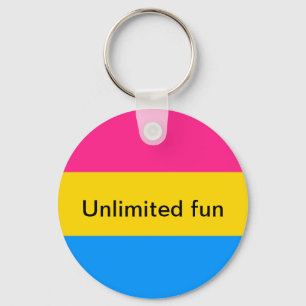 Pansexual key chain